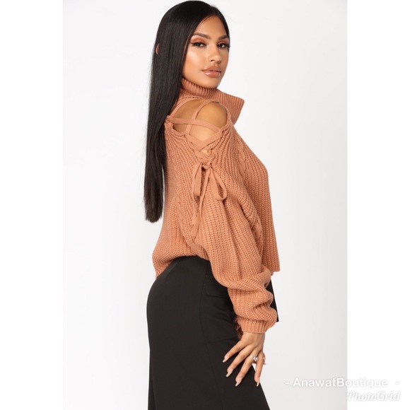 Vera Moda Tie Sleeve Sweater - Picture 2 of 8